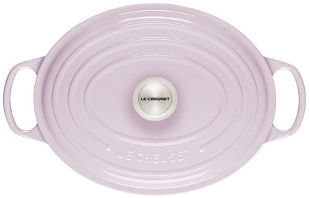 Le Creuset Signature Enameled Cast Iron Oval Dutch Oven, 6.75-Quart, Shallot - Kitchen Universe