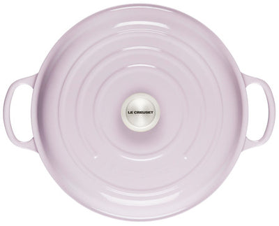 Le Creuset Signature Enameled Cast Iron Braiser with Stainless Steel Knob, 5-Quart, Shallot - Kitchen Universe