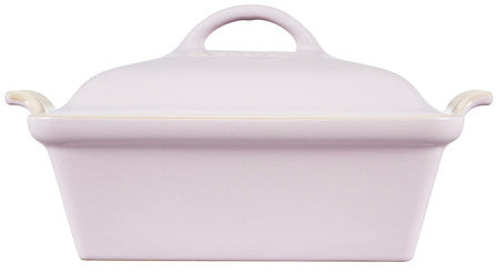 Le Creuset Heritage Stoneware Square Casserole With Lid, 2.5-Quart, Shallot - Kitchen Universe