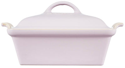 Le Creuset Heritage Stoneware Square Casserole With Lid, 2.5-Quart, Shallot - Kitchen Universe