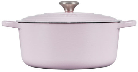 Le Creuset Signature Enameled Cast Iron Round Dutch Oven, 7.25-Quart, Shallot - Kitchen Universe