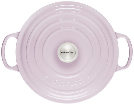 Le Creuset Signature Enameled Cast Iron Round Dutch Oven, 7.25-Quart, Shallot - Kitchen Universe