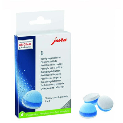 Jura 3-Phase Cleaning Tablets for Jura Fully Automatic Coffee Centers, 6-Count - Kitchen Universe