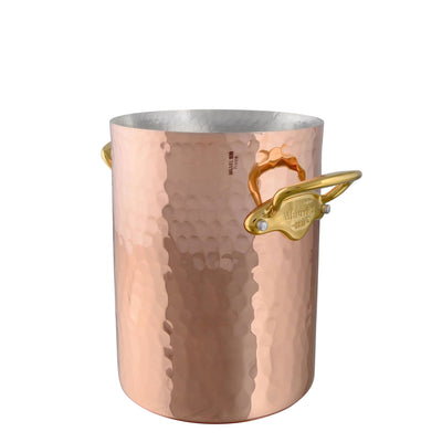Mauviel M'30 Wine Bucket, Hammered Copper & Bronze Handles - Kitchen Universe