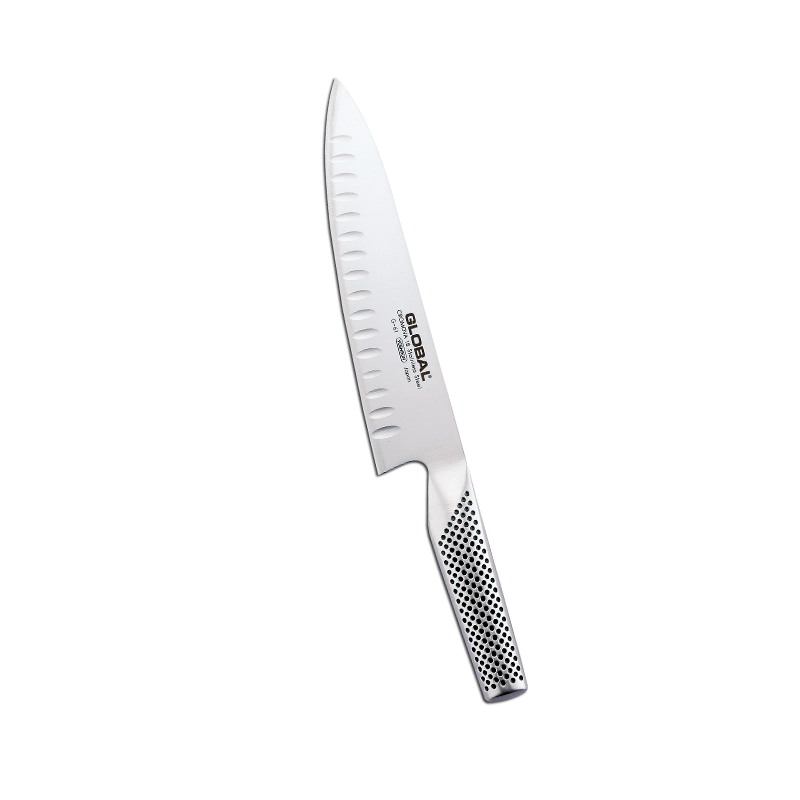 Global Chef's Knife Hollow Ground, 8-in - Kitchen Universe