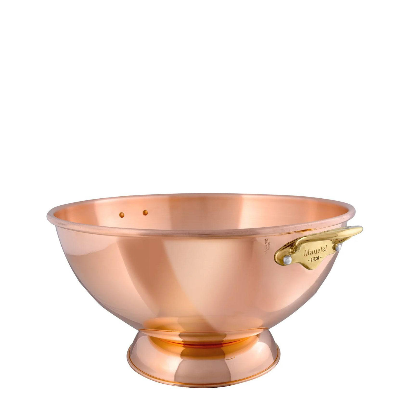 Mauviel M'30 Copper Champagne Bowl, Bronze Handles - Kitchen Universe