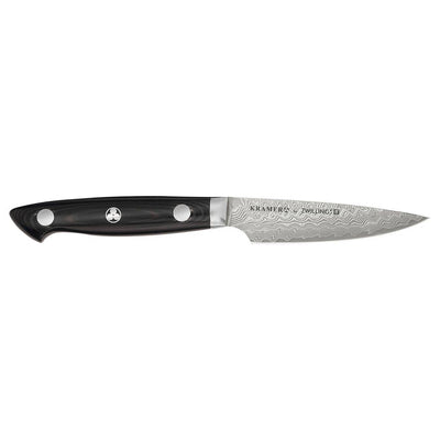 Zwilling Bob Kramer Euroline Damascus Collection SG2 Stainless Steel Paring Knife, 3.5-Inches - Kitchen Universe