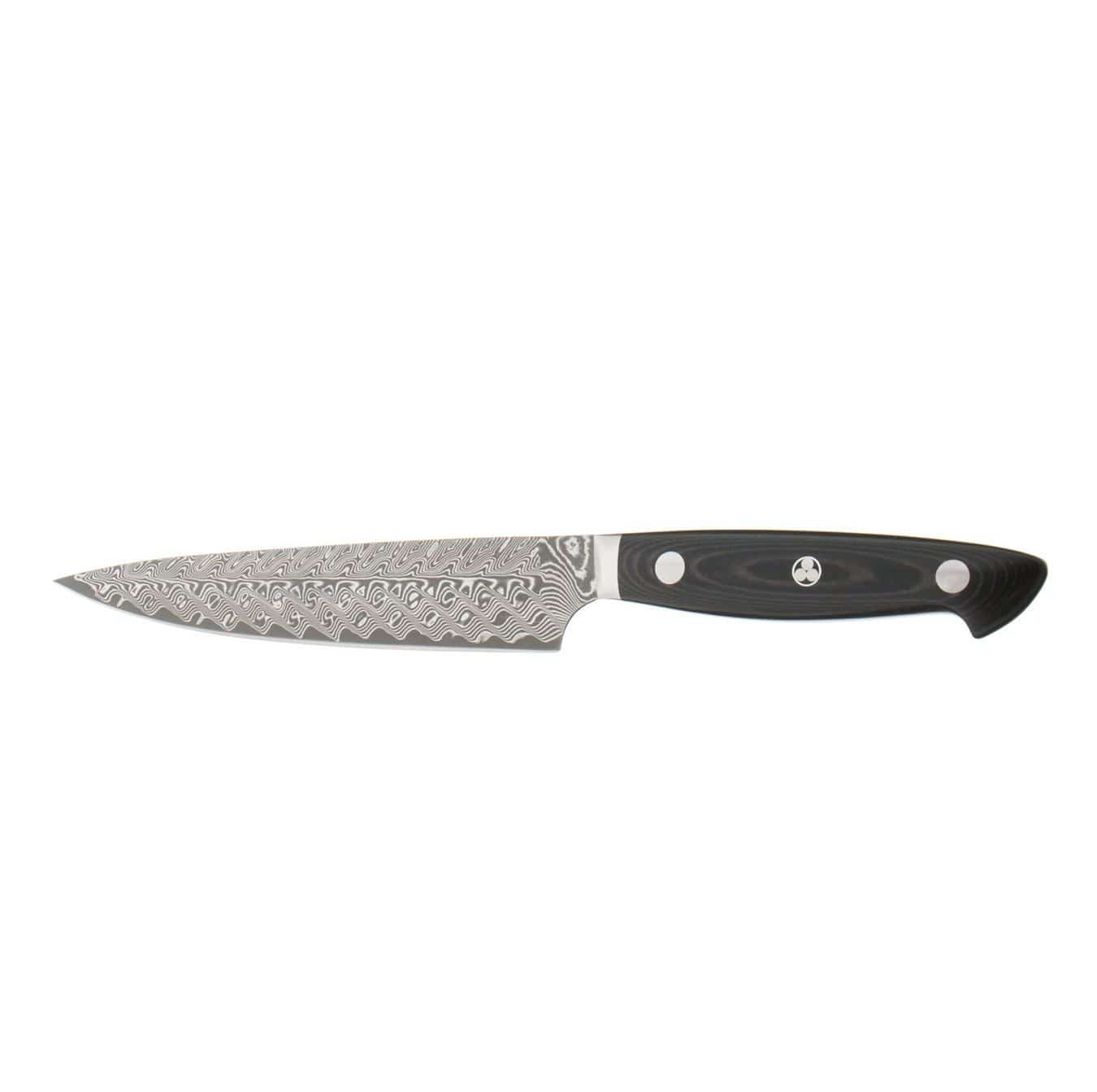 Zwilling Bob Kramer Euroline Damascus Collection SG2 Stainless Steel Prep Knife, 5.5-Inches - Kitchen Universe