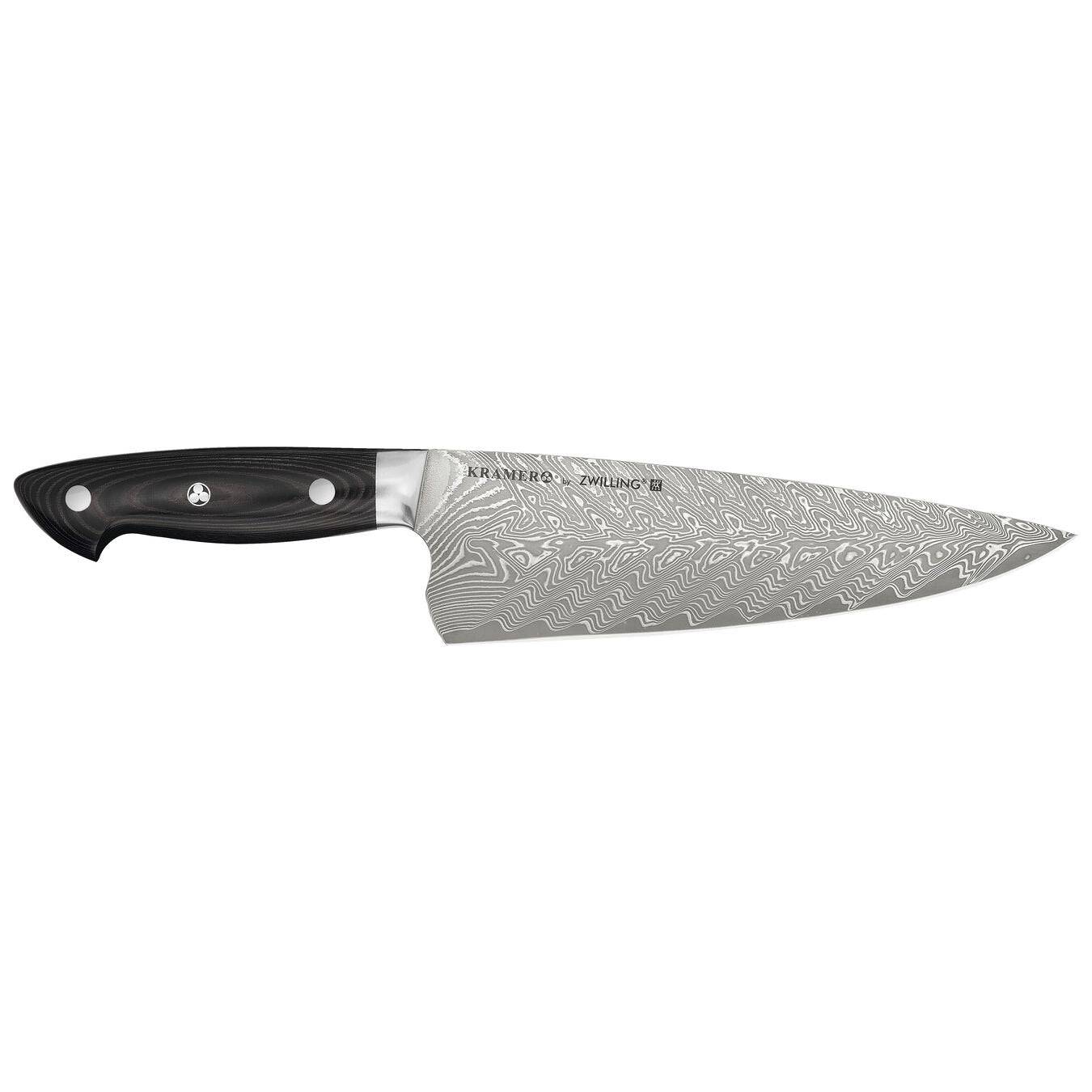 Zwilling Bob Kramer Euroline Damascus Collection SG2 Stainless Steel Chef's Knife, 8-Inches - Kitchen Universe
