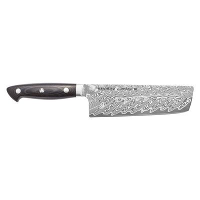 Zwilling Bob Kramer Euroline Damascus Collection SG2 Stainless Steel Nakiri Knife, 6.5-Inches - Kitchen Universe