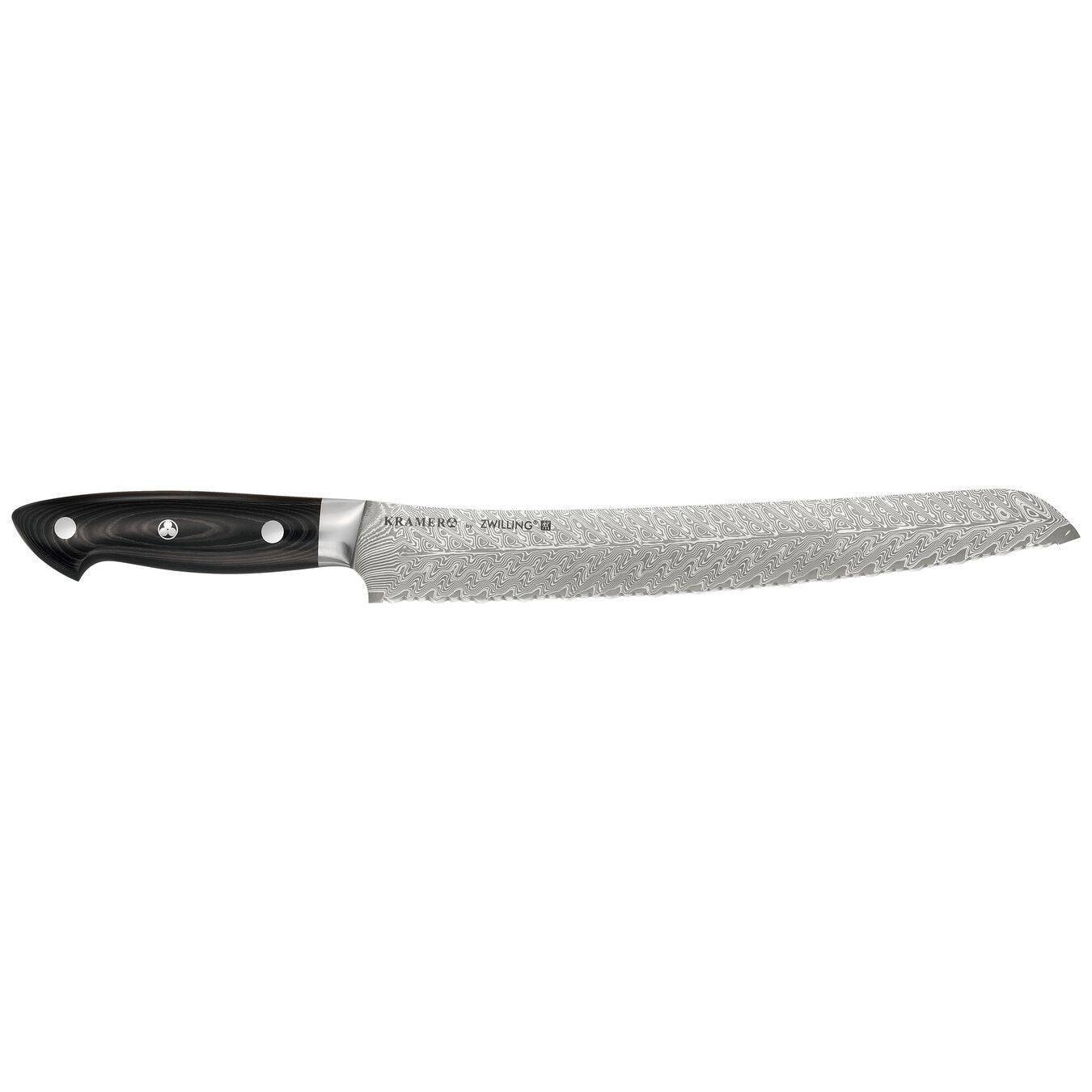 Zwilling Bob Kramer Euroline Damascus Collection SG2 Stainless Steel Bread Knife, 10-Inches - Kitchen Universe