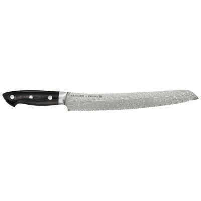 Zwilling Bob Kramer Euroline Damascus Collection SG2 Stainless Steel Bread Knife, 10-Inches - Kitchen Universe