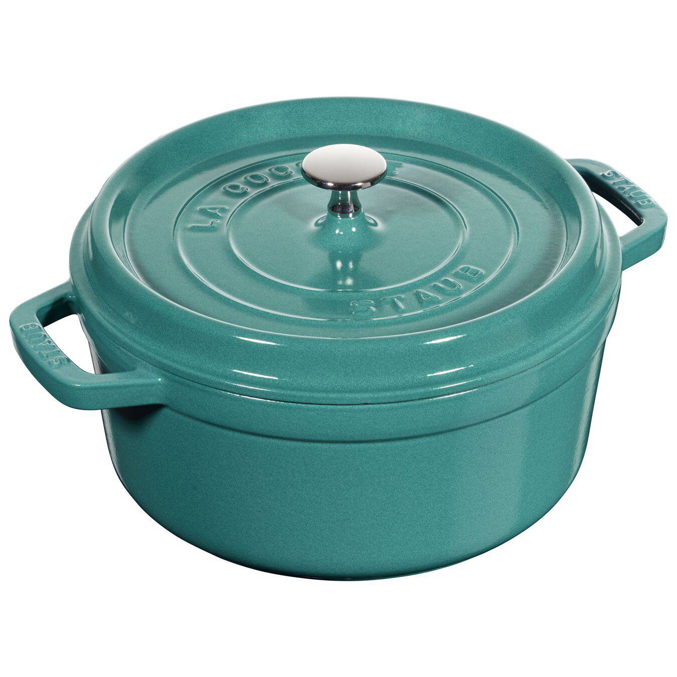 Staub Oven Round Cocotte, 4-qt, Turquoise - Kitchen Universe