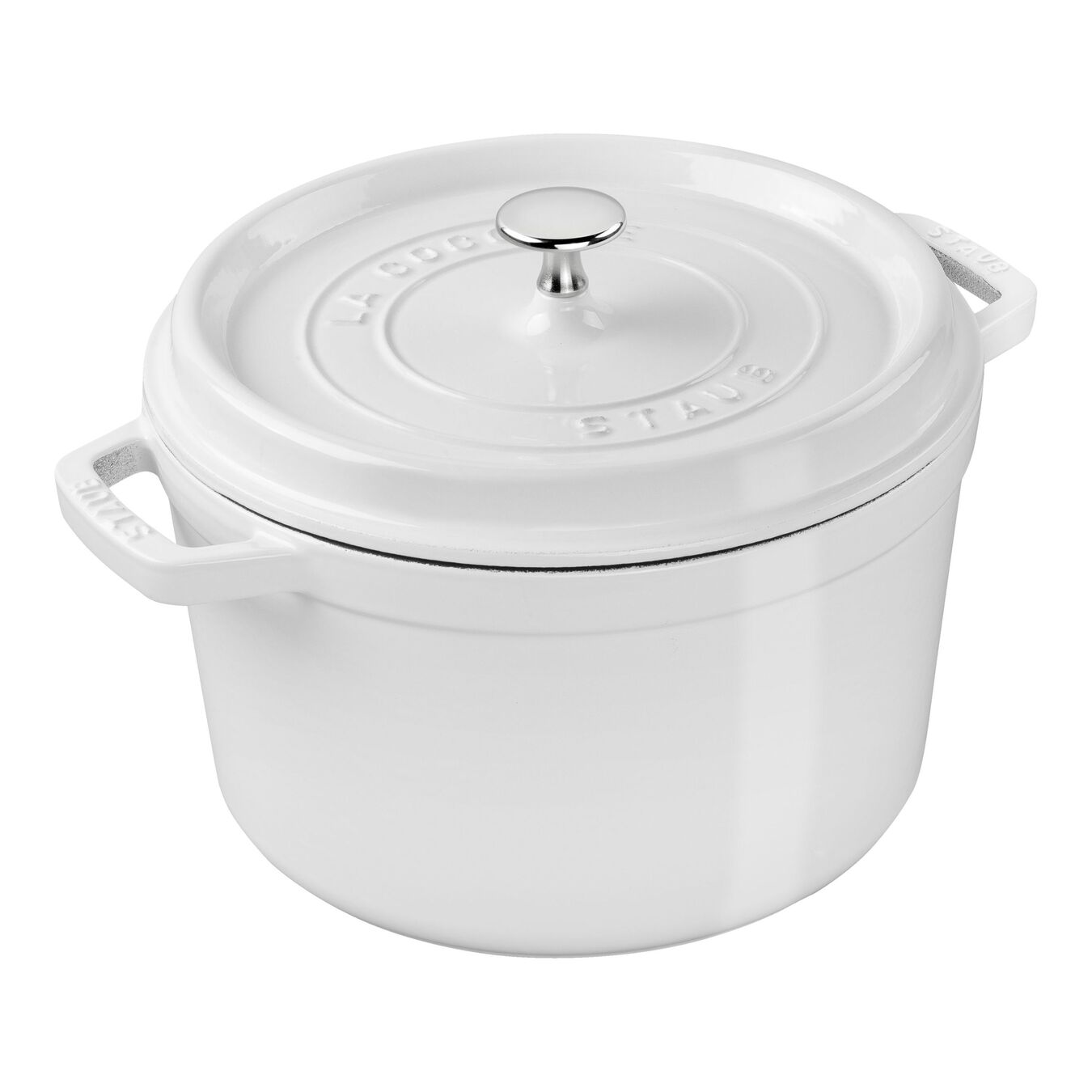 Staub Tall Cocotte Round 5-qt, White - Kitchen Universe