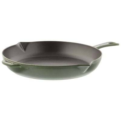 Staub Cast Iron Fry Pan, 12-in, Basil - Kitchen Universe