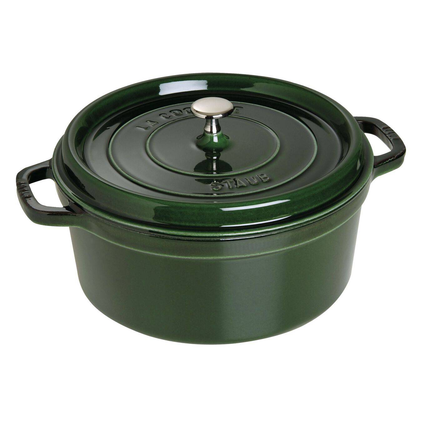 Staub Cast Iron Round Cocotte Oven, 7-qt, Basil - Kitchen Universe