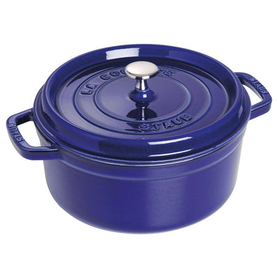 Staub Oven Round Cocotte, 4-qt, Dark Blue - Kitchen Universe