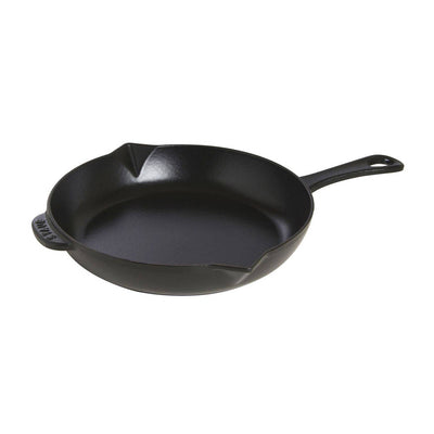 Staub Cast Iron Fry Pan, 10-in, Matte Black - Kitchen Universe