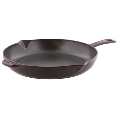 Staub Cast Iron Fry Pan, 10-in, Grenadine - Kitchen Universe