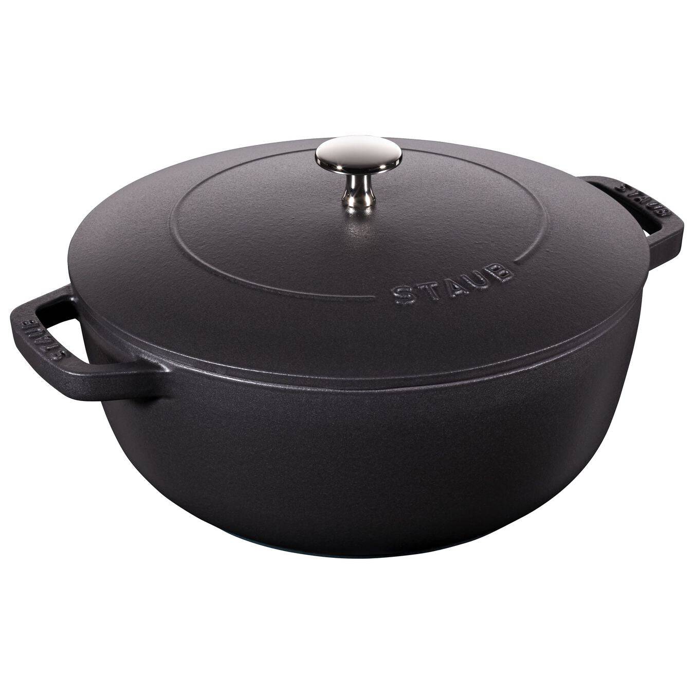 Staub Cast Iron Essential Oven, 3.75 qt, Matte Black - Kitchen Universe