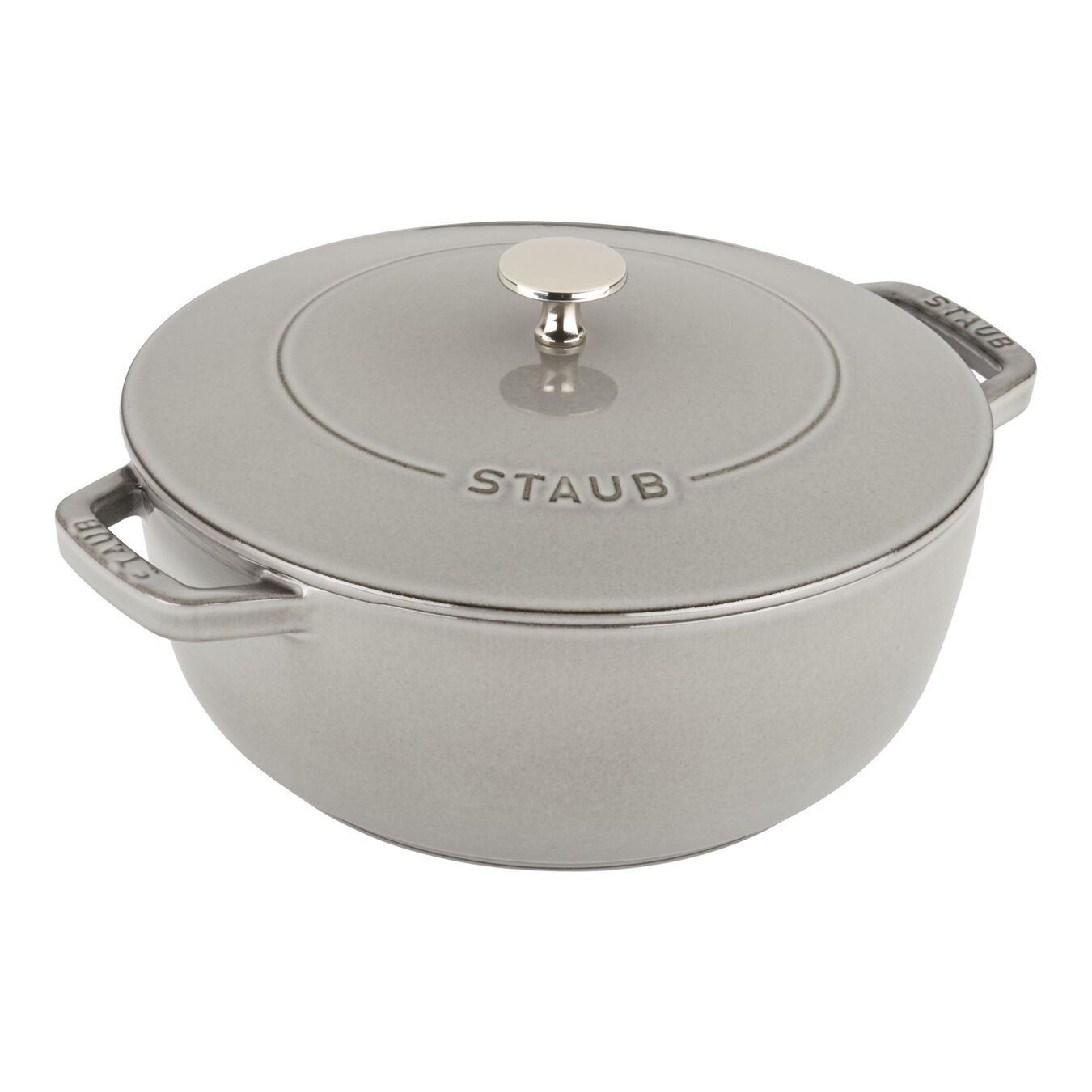 Staub Cast Iron Essential Oven, 3.75 qt, Graphite Grey - Kitchen Universe