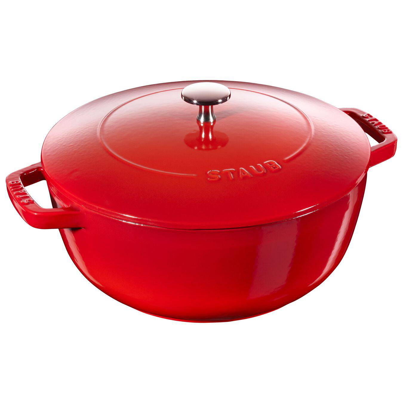 Staub Cast Iron Essential Oven, 3.75 qt, Cherry Red - Kitchen Universe