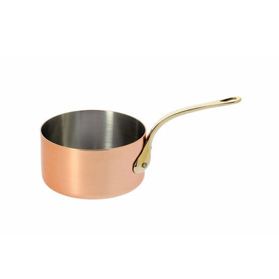 de Buyer Inocuivre Copper Saucepan With Bronze Handle, 1-Quart - Kitchen Universe