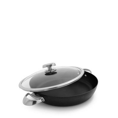 Scanpan PRO IQ Stratanium Chef Pan w/Lid, 4.25-qt - Kitchen Universe