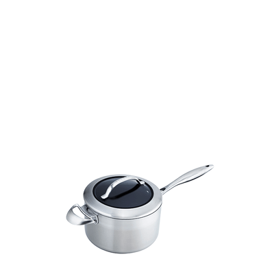 Scanpan CTX Stratanium Saucepan With Lid, 4-qt. - Kitchen Universe