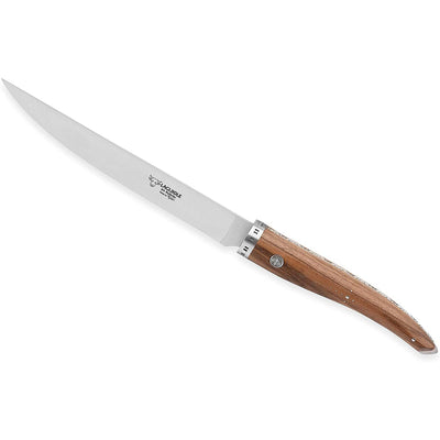 Laguiole en Aubrac Gourmet 7-Piece Kitchen Knife Set With Mixed Wood Handles & Magnetic Oak Block - Kitchen Universe