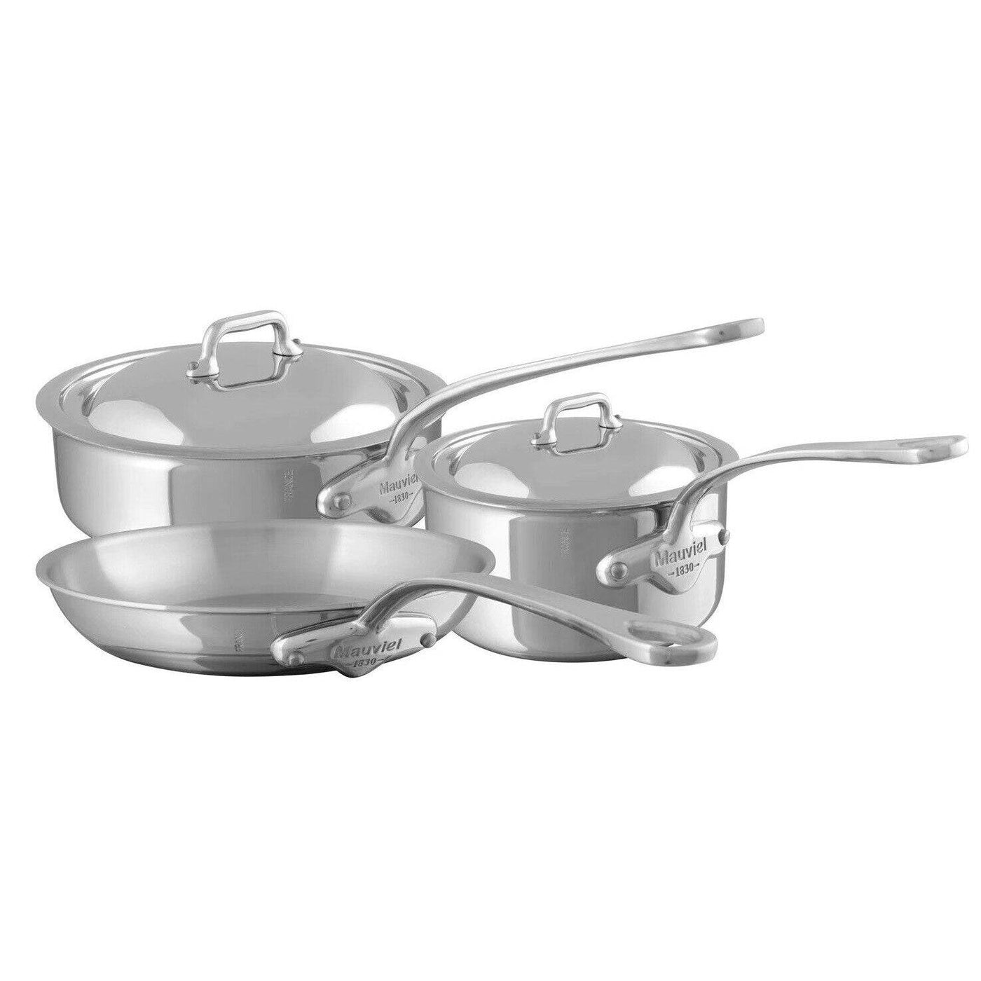 Mauviel M'Cook 5-Ply 5-Piece Cookware Set - Kitchen Universe