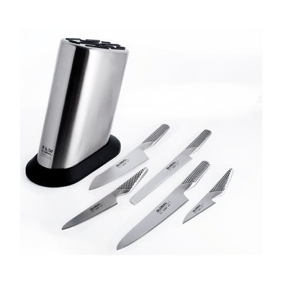 Global Knife Block  6-Piece Knife Block Set - Kitchen Universe