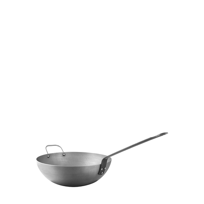 Mauviel M'steel Carbon Steel Wok, 11.8-in - Kitchen Universe