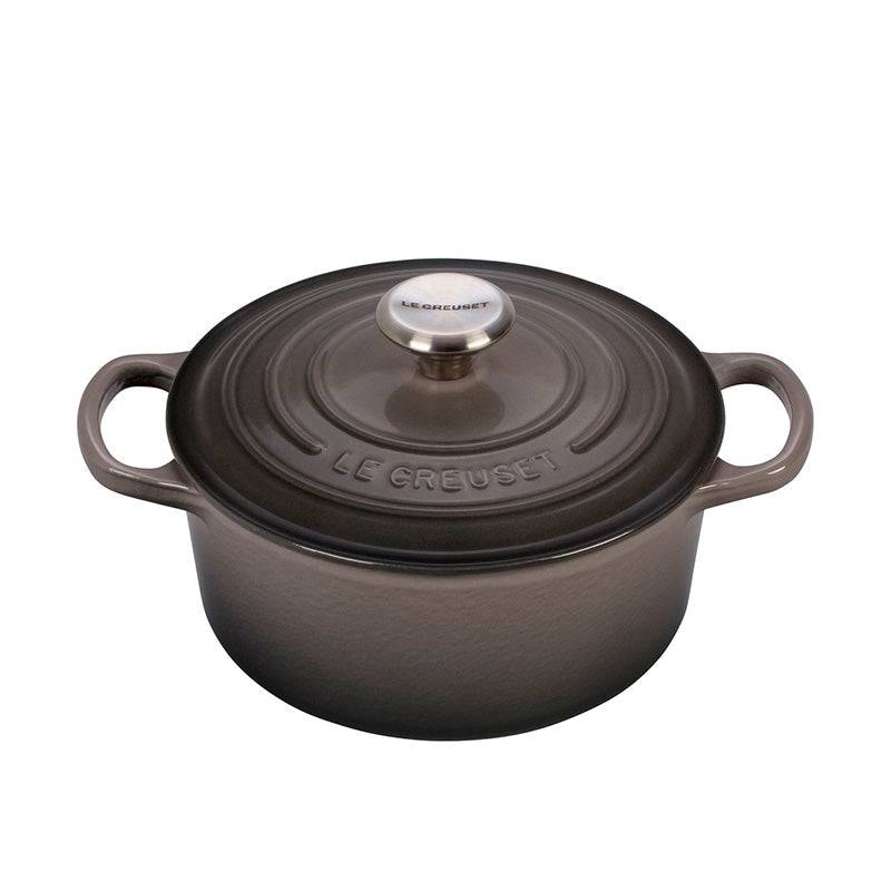 Le Creuset Signature Enameled Cast Iron Round French / Dutch Oven, 5.5 qt, Oyster - Kitchen Universe