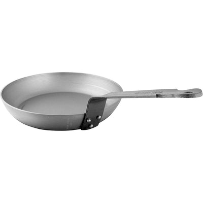 Mauviel M'steel Carbon Steel Heavy Round Frying Pan Steel Handle, 9.5-in. - Kitchen Universe