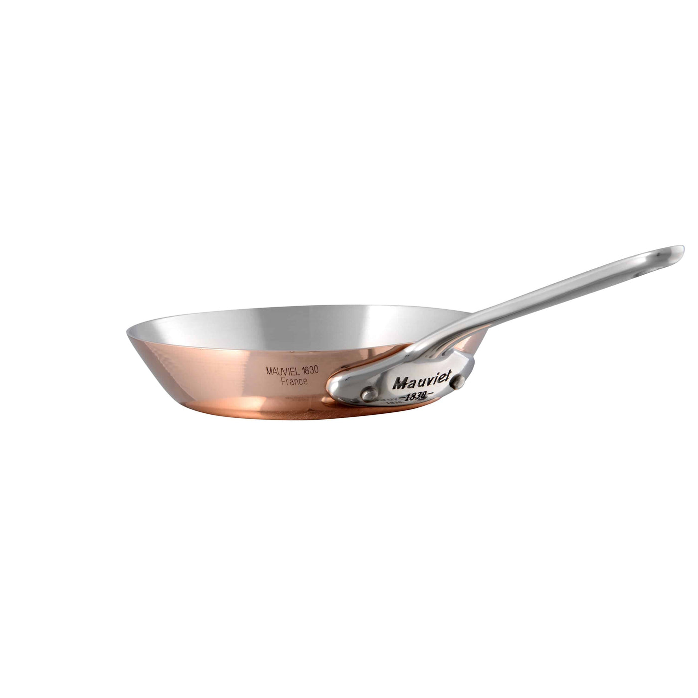 M'Mini Copper Round Frying Pan With Stainless Steel Handle, 4.72-in - Kitchen Universe