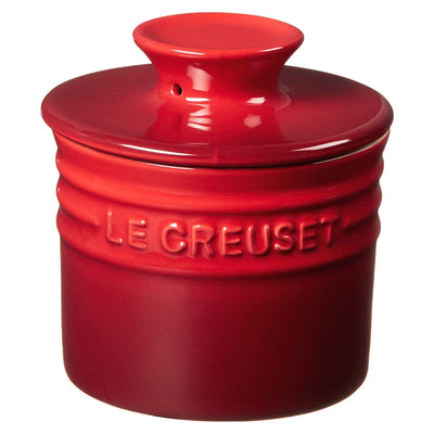 Le Creuset Stoneware Butter Crock, 6-Ounces, Cerise - Kitchen Universe