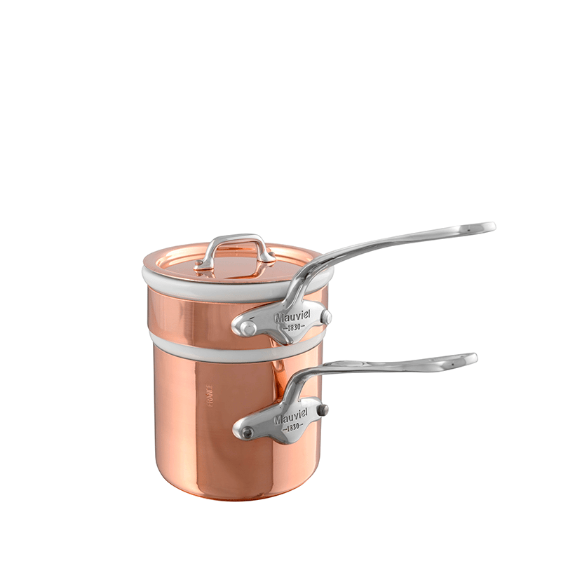 Mauviel M'heritage M150S Copper & Stainless Steel Bain-Marie, 0.9-qt - Kitchen Universe
