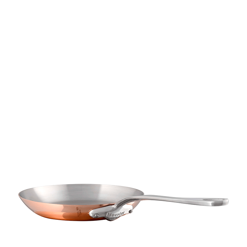 Mauviel M'heritage M150S Copper & Stainless Steel Round Frying Pan - Kitchen Universe