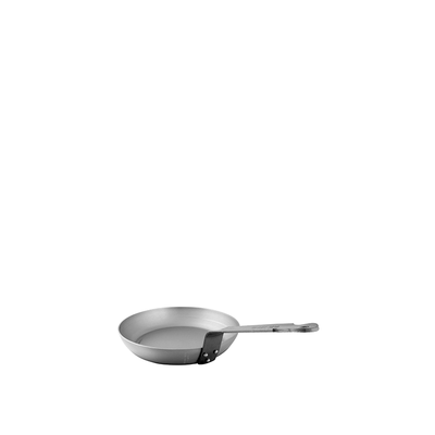 Mauviel M'steel Carbon Steel Heavy Round Frying Pan Steel Handle - Kitchen Universe