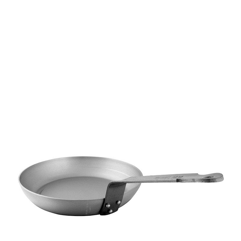 Mauviel M'steel Carbon Steel Heavy Round Frying Pan Steel Handle - Kitchen Universe