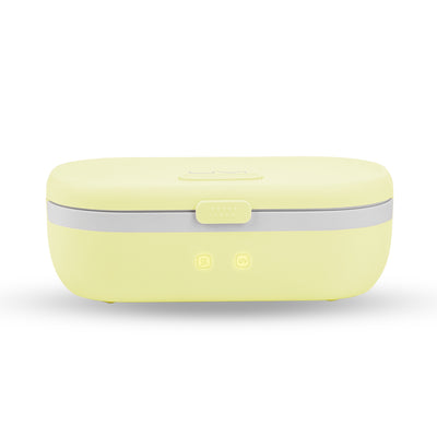 UVI Self Heating & Cleaning Lunch Box with UV Light, Yellow - Kitchen Universe