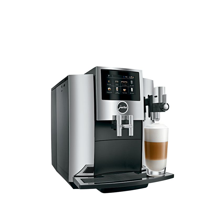 Jura S8 Fully Automatic Bean-To-Cup Coffee & Espresso Machine, Chrome - Kitchen Universe