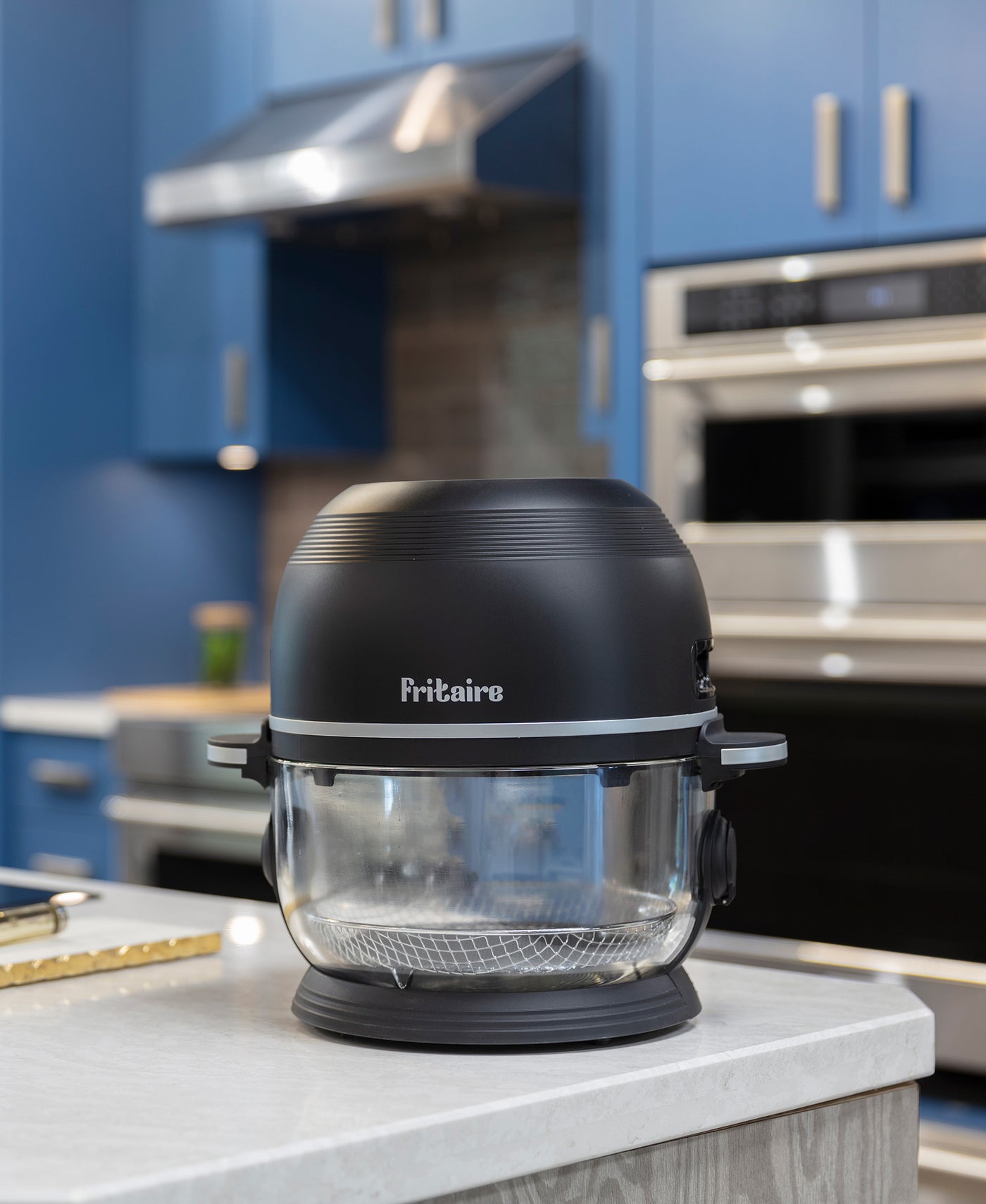 Fritaire Self-Cleaning Glass Bowl Air Fryer, 5-Qt, Black - Kitchen Universe