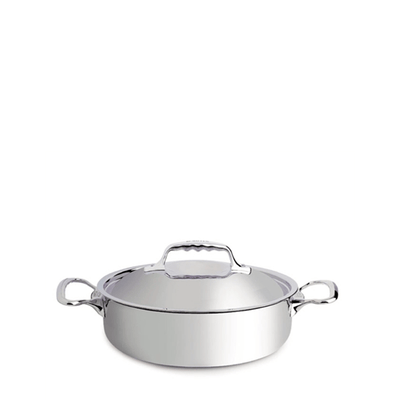 de Buyer Affinity Stainless Steel Casserole Pan w/Lid, 3.17-qt - Kitchen Universe