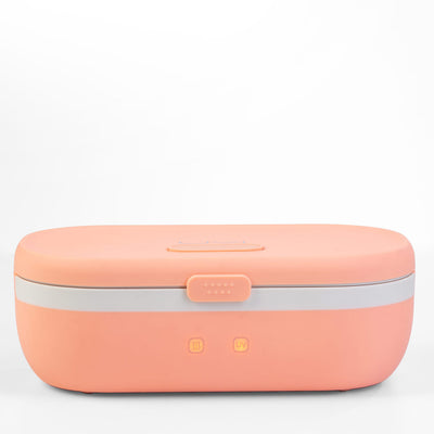 UVI Self Heating & Cleaning Lunch Box with UV Light, Salmon - Kitchen Universe