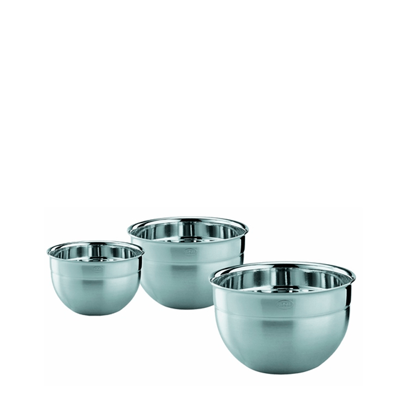 Rosle Deep Stainless Steel Bowls, Set of 3 - Kitchen Universe