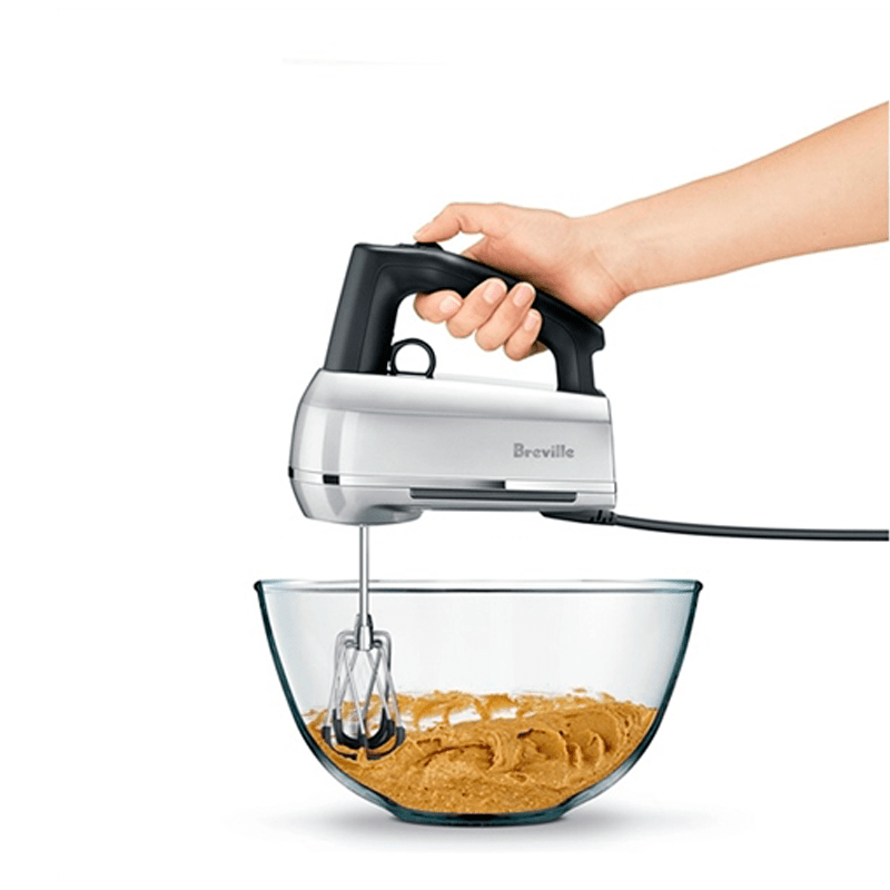 Breville Handy Mix Scraper Hand Mixer, Silver - Kitchen Universe