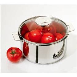 Cristel Multiply Casteline 5-Ply Stainless Sauce / Casserole Pan With Lid - Kitchen Universe