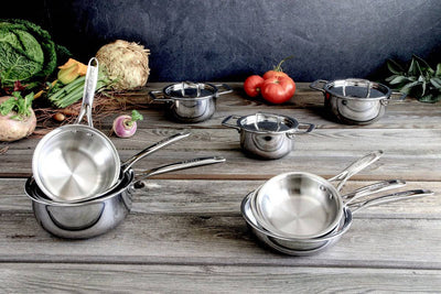 Cristel Castel´Pro Saucepan Ultraply Stainless Steel - Kitchen Universe